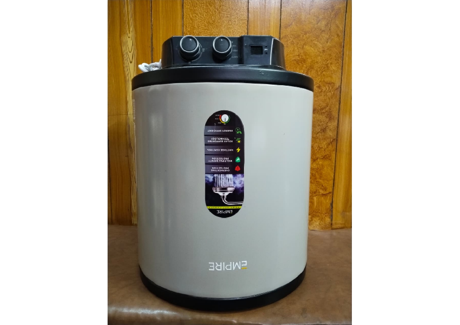 Smart Hybrid Storage Water Heater - Energy-Efficient Wall-Mount Geyser with Dual Control Knobs