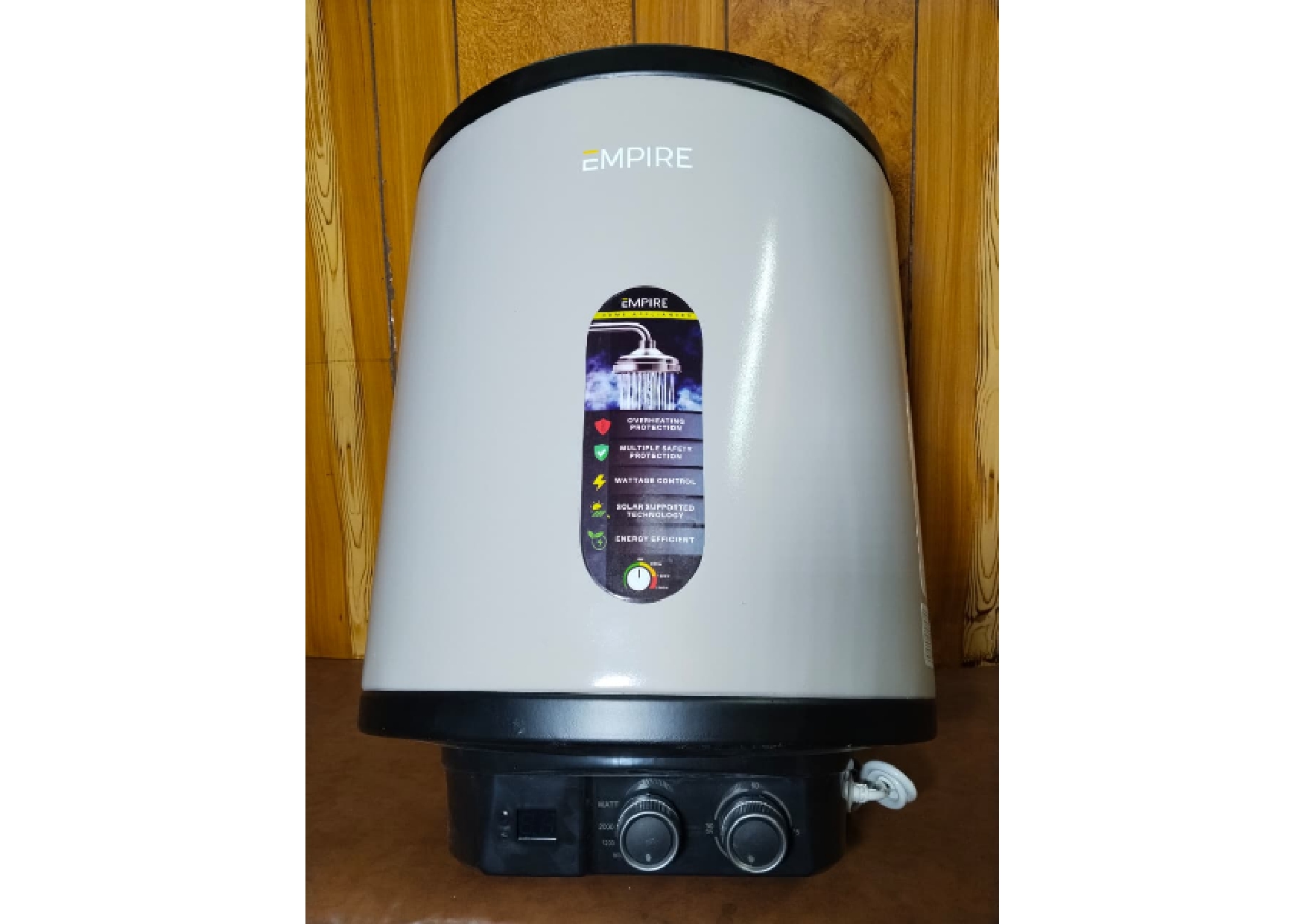 Smart Hybrid Storage Water Heater - Energy-Efficient Wall-Mount Geyser with Dual Control Knobs