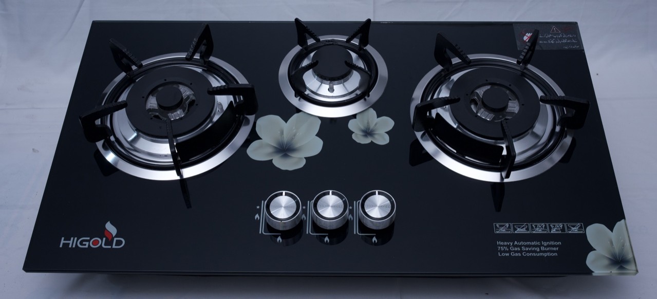 Burner Built-in Glass Top Gas Hob