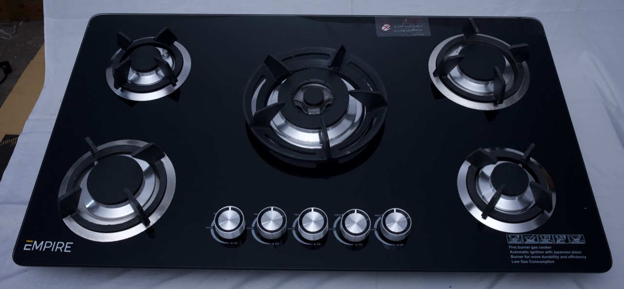 Smart Built-in Gas Hob | High-Efficiency Glass Top Stove