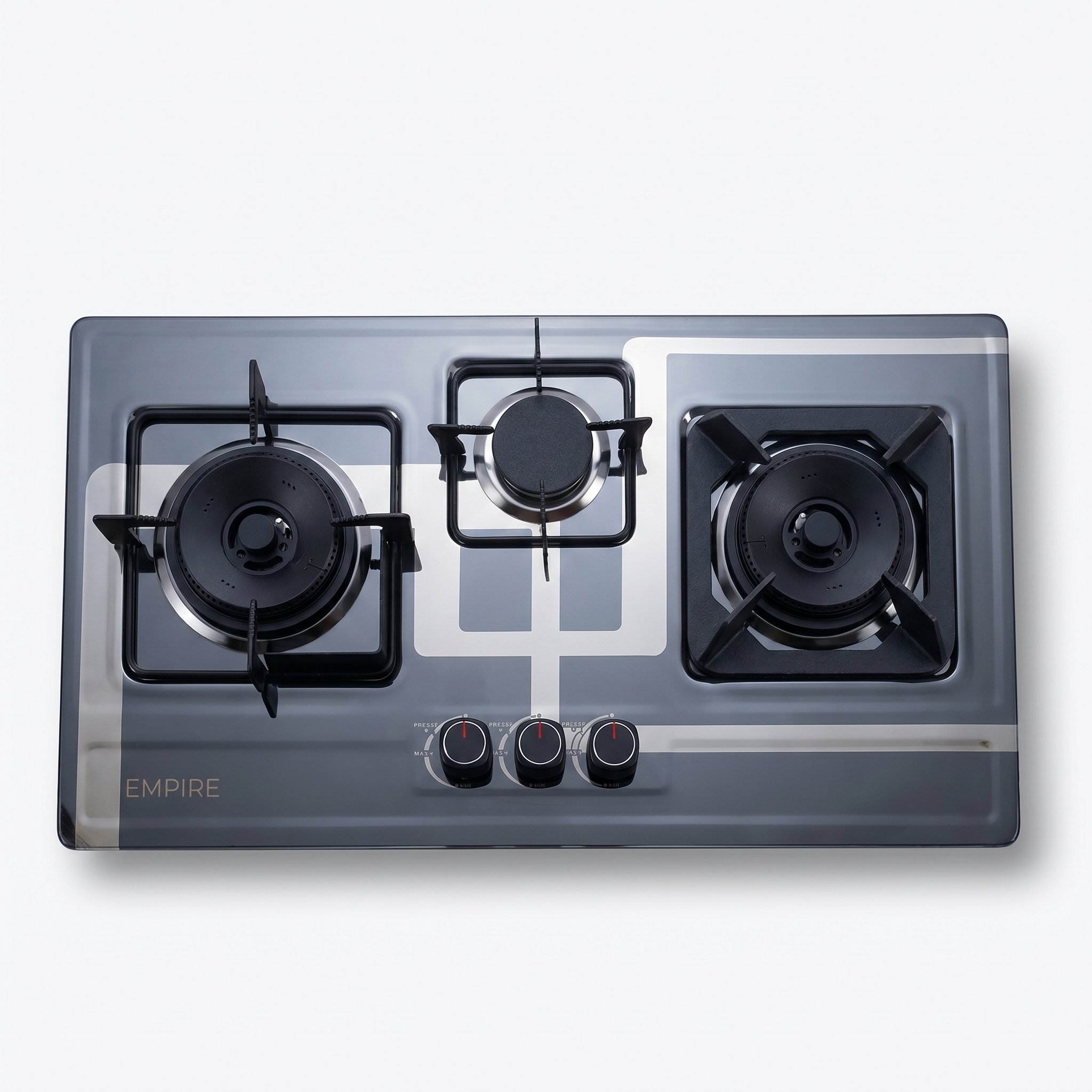 Empre Steel Hob with Tripple China Burner