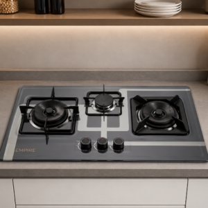 Empre Steel Hob with Tripple China Burner