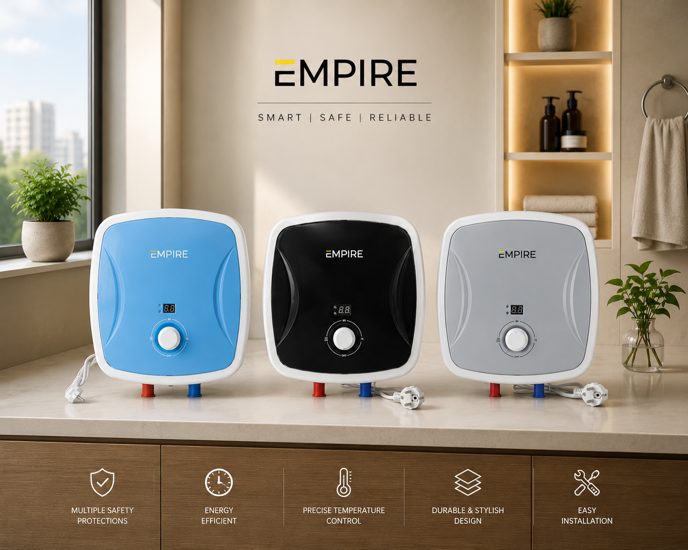 Empire Electric Gyser ( Semi Instant )