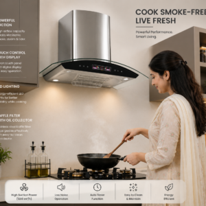 Empire Kitchen Hood Voice, Touch, Hand Sensor, Auto Clean (Copy)