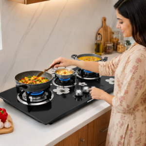 Empire Glass Hob with Tripple – Burner