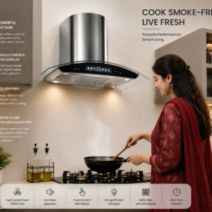Empire Kitchen Hood Voice, Touch, Hand Sensor, Auto Clean (Copy)