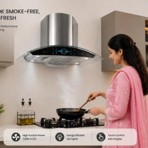 Empire Kitchen Hood Voice, Touch, Hand Sensor, Auto Clean (Copy) (Copy)